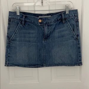 Vintage Jean Mini Skirt
